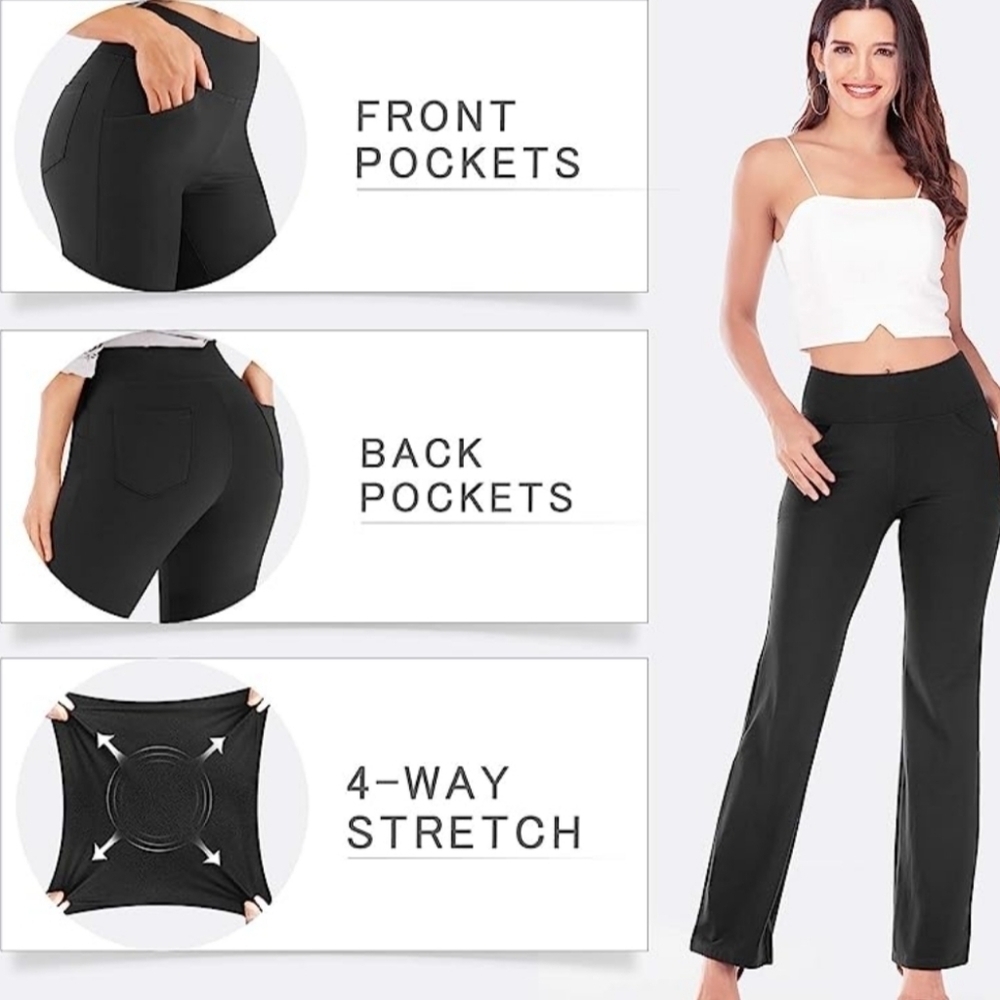 IUGA Bootcut High Waist Yoga Pant Work Pant With Pockets Size 3X - Picture 8 of 16